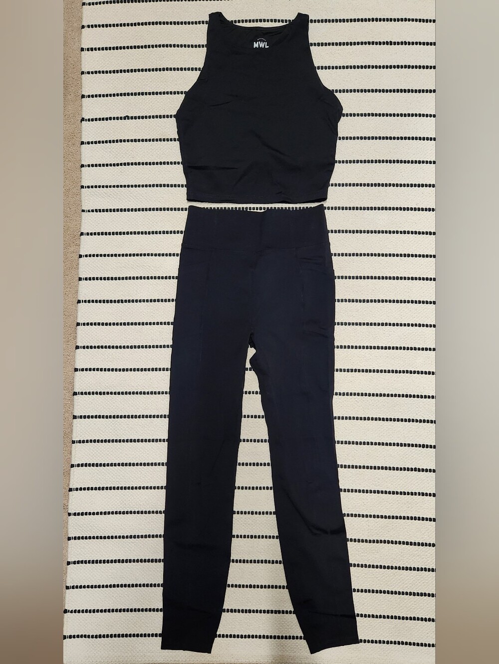 Madewell MWL Workout Activewear Set Black Size XS